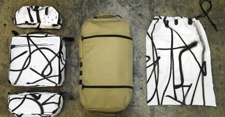 8 hz plastic recycled backpack Saber graffiti