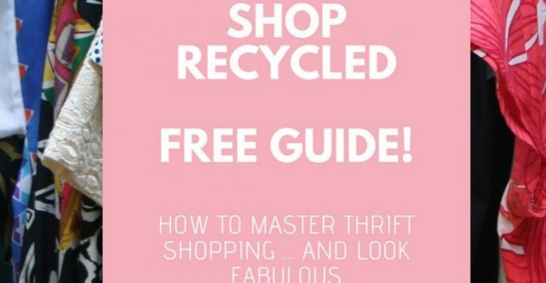 recycled fashion thrifted outfits sustainable style Jen Guice Juice Design & Style FREE GUIDE