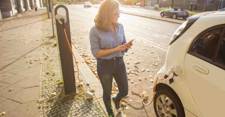 sustainable electric car vehicle eco-friendly charge