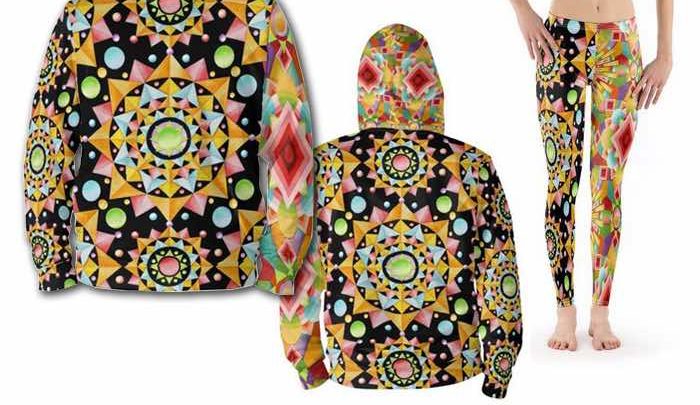 patricia shea designs sustainable digital printing contrado circus festival hoodie