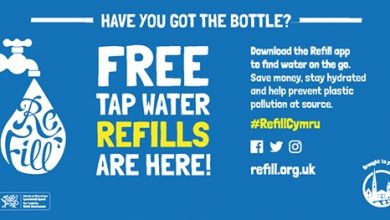 water refill station infographic uk app reusable bottles impact data