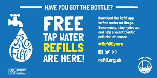 water refill station infographic uk app reusable bottles impact data