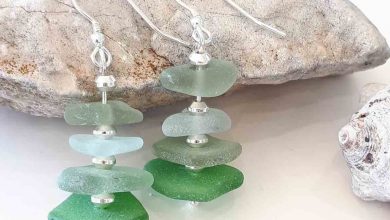 Upcycled seaglass jewellery for mermaids
