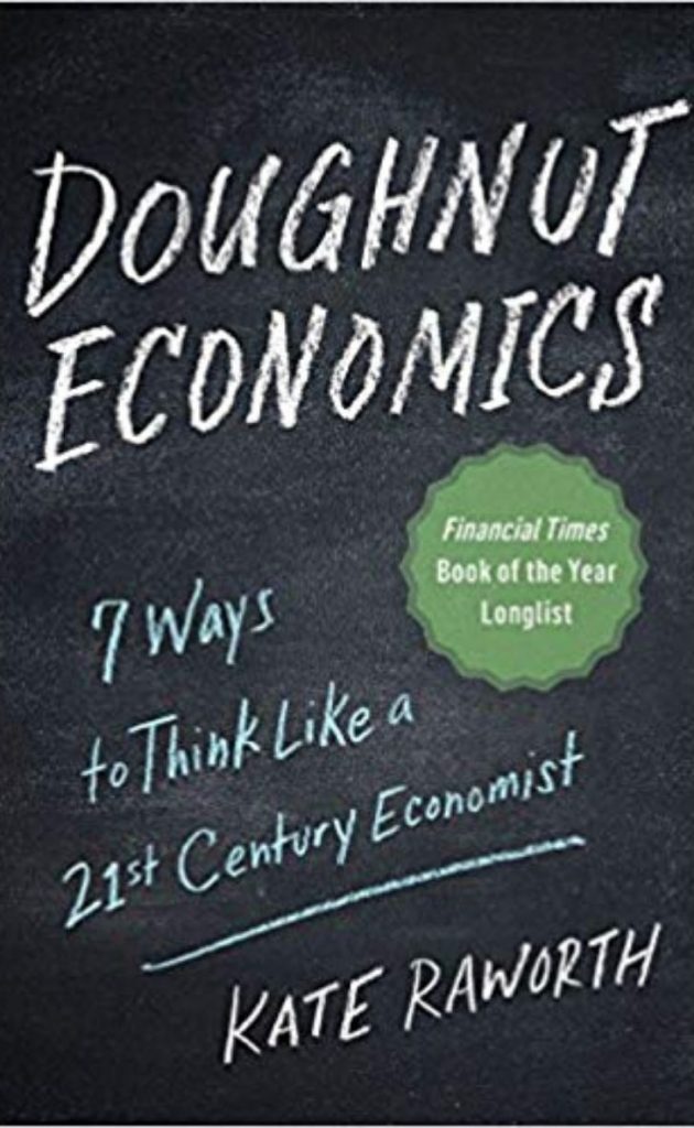sustainability books Doughnut Economics by Kate Raworth