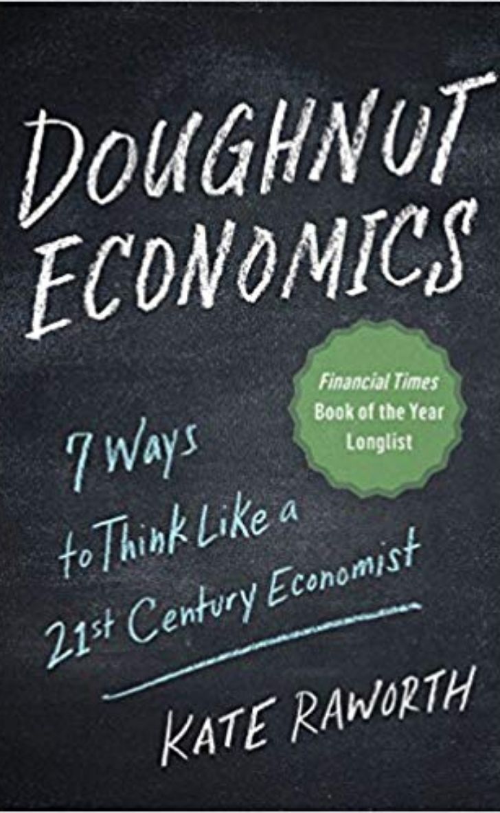 sustainability books Doughnut Economics by Kate Raworth