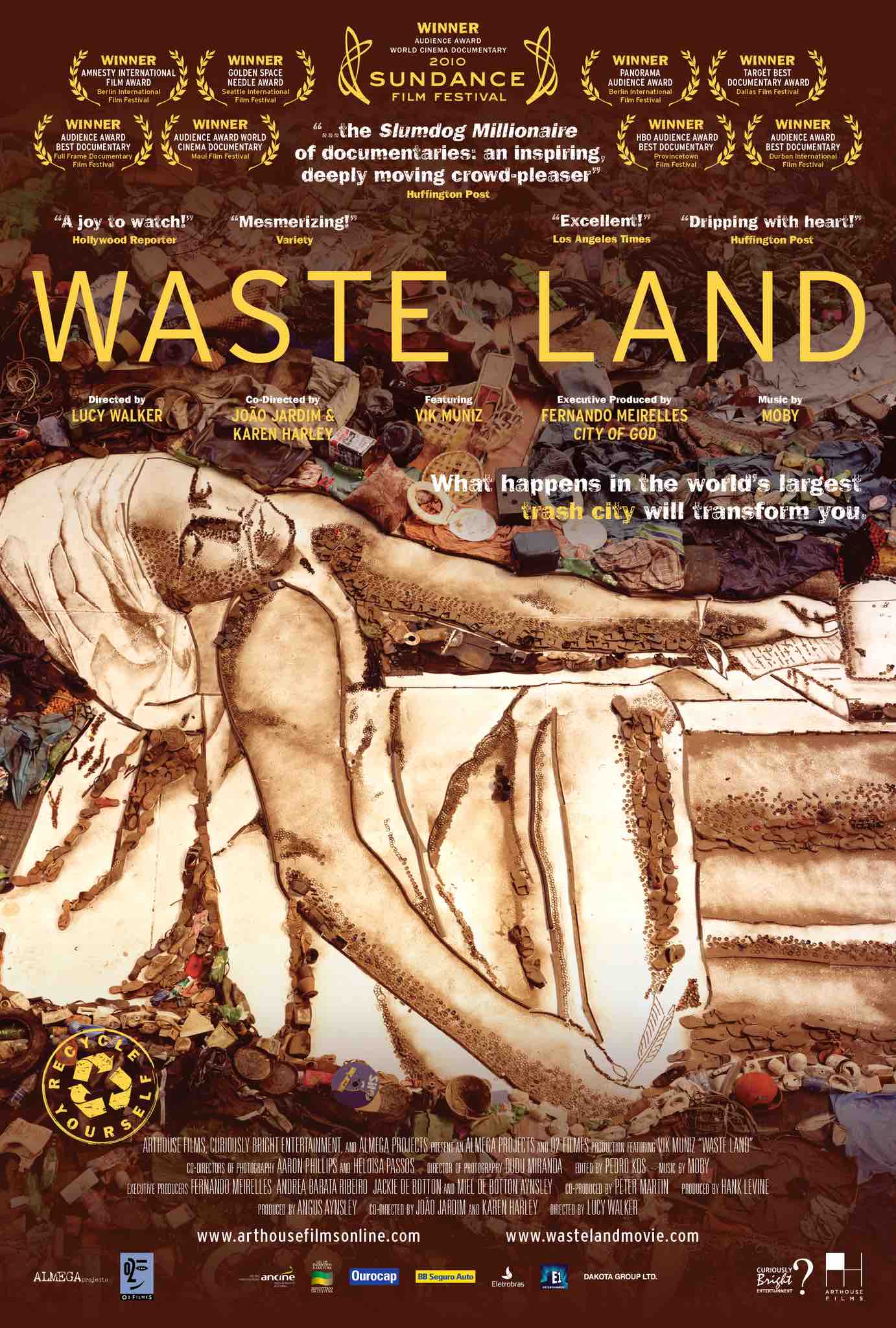 sustainability documentaries Waste Land by Lucy Walker