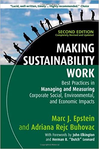book sustainability Making Sustainability Work by Marc J. Epstein