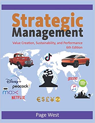 book sustainability Strategic Management by Page West