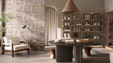 White floor tiles in porcelain stoneware: the sustainable choice for bright, open spaces